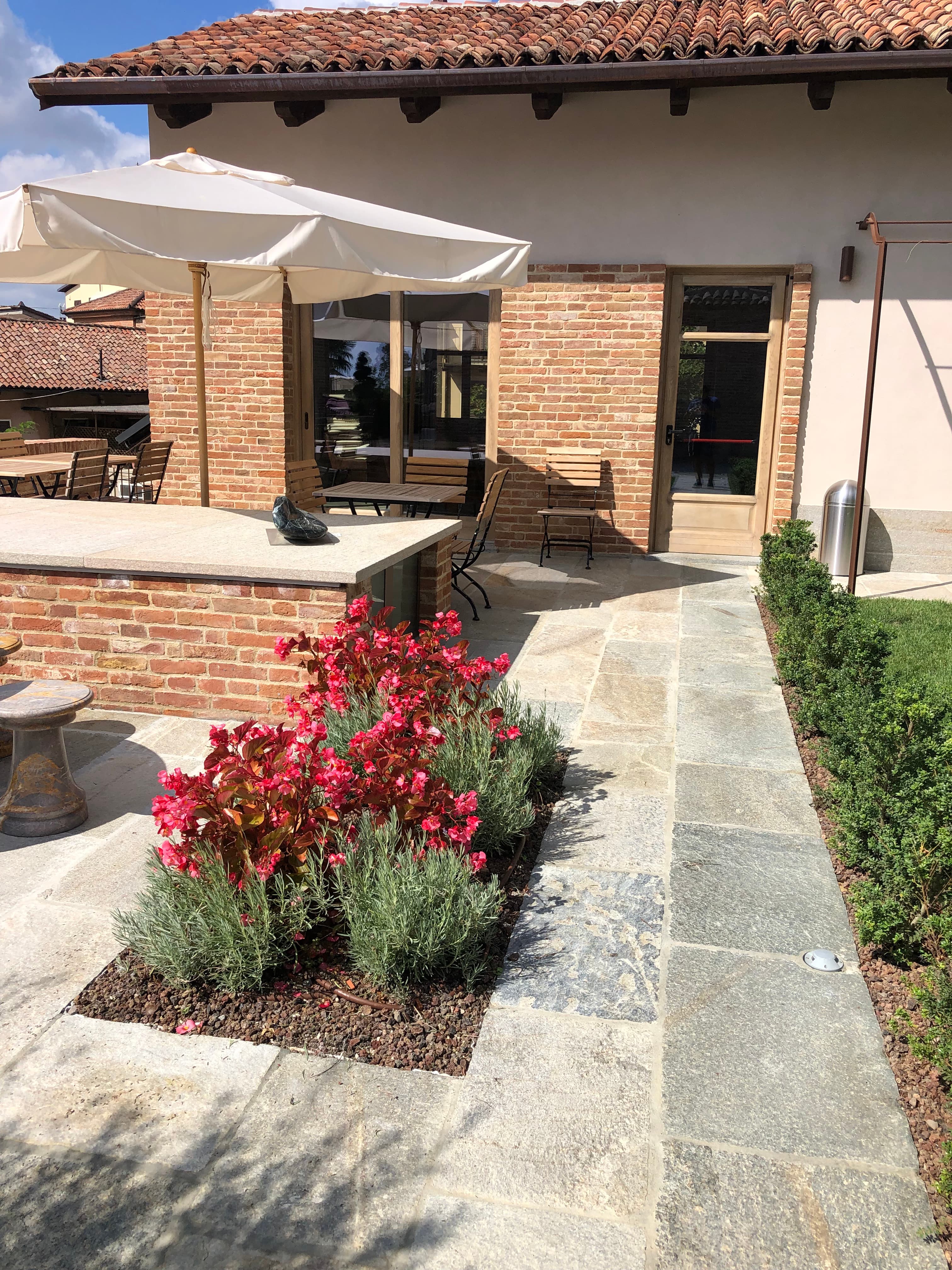 Luserna Gneis - Bodenplatte