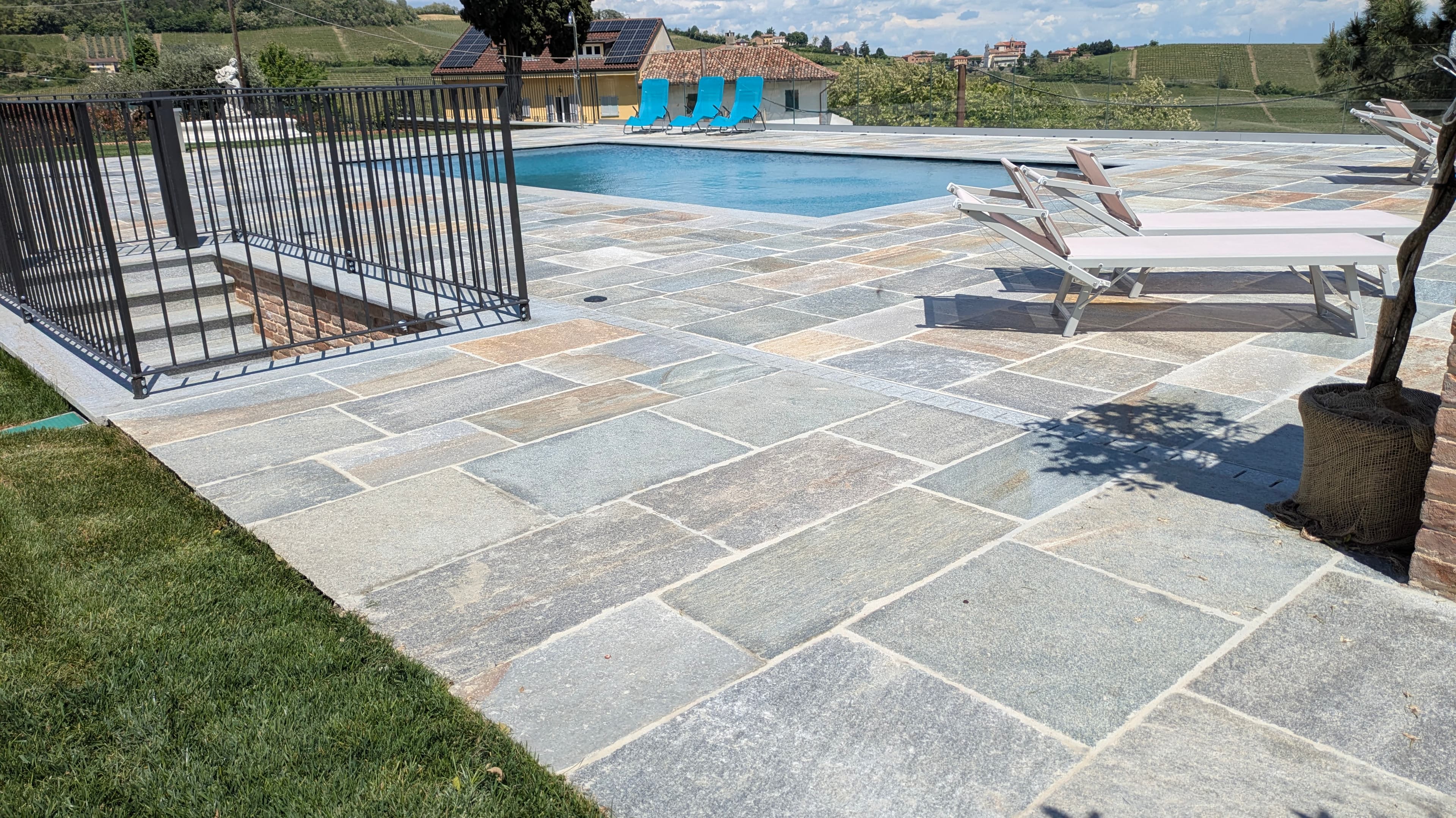 Luserna Gneis - Bodenplatte