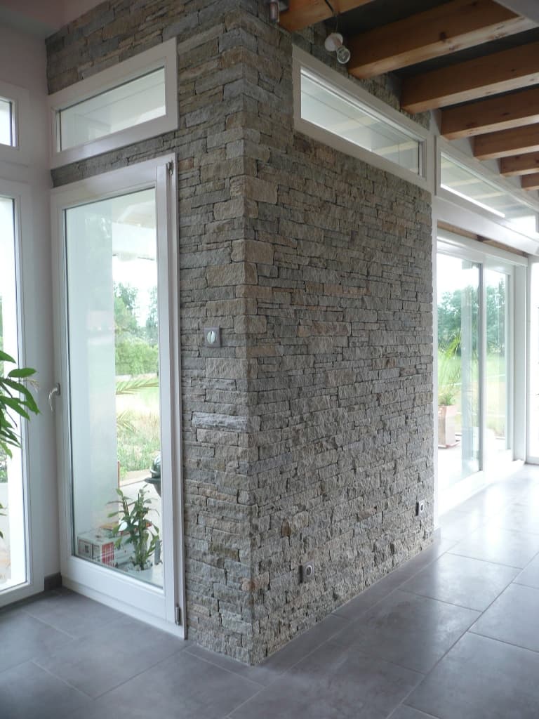 Luserna Gneis - Mauerstein