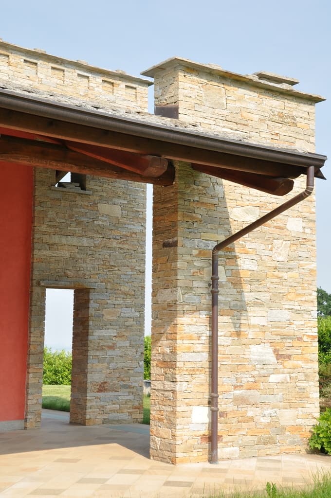 Luserna Gneis - Mauerstein