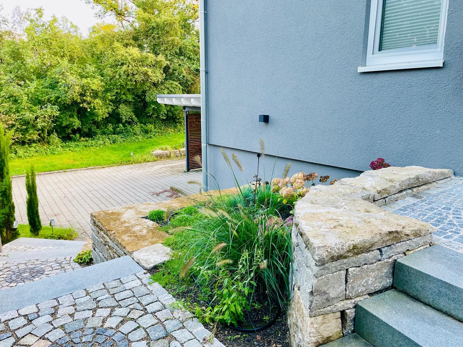 Muschelkalk Mauerstein