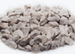 Marmorsplitt Matt-weiß