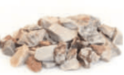 Marmorsplitt Rosé-bunt