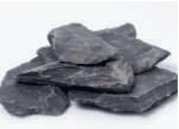 Schieferplättchen Schwarz