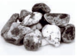 Marmorzierkies, Anthrazit-weiß